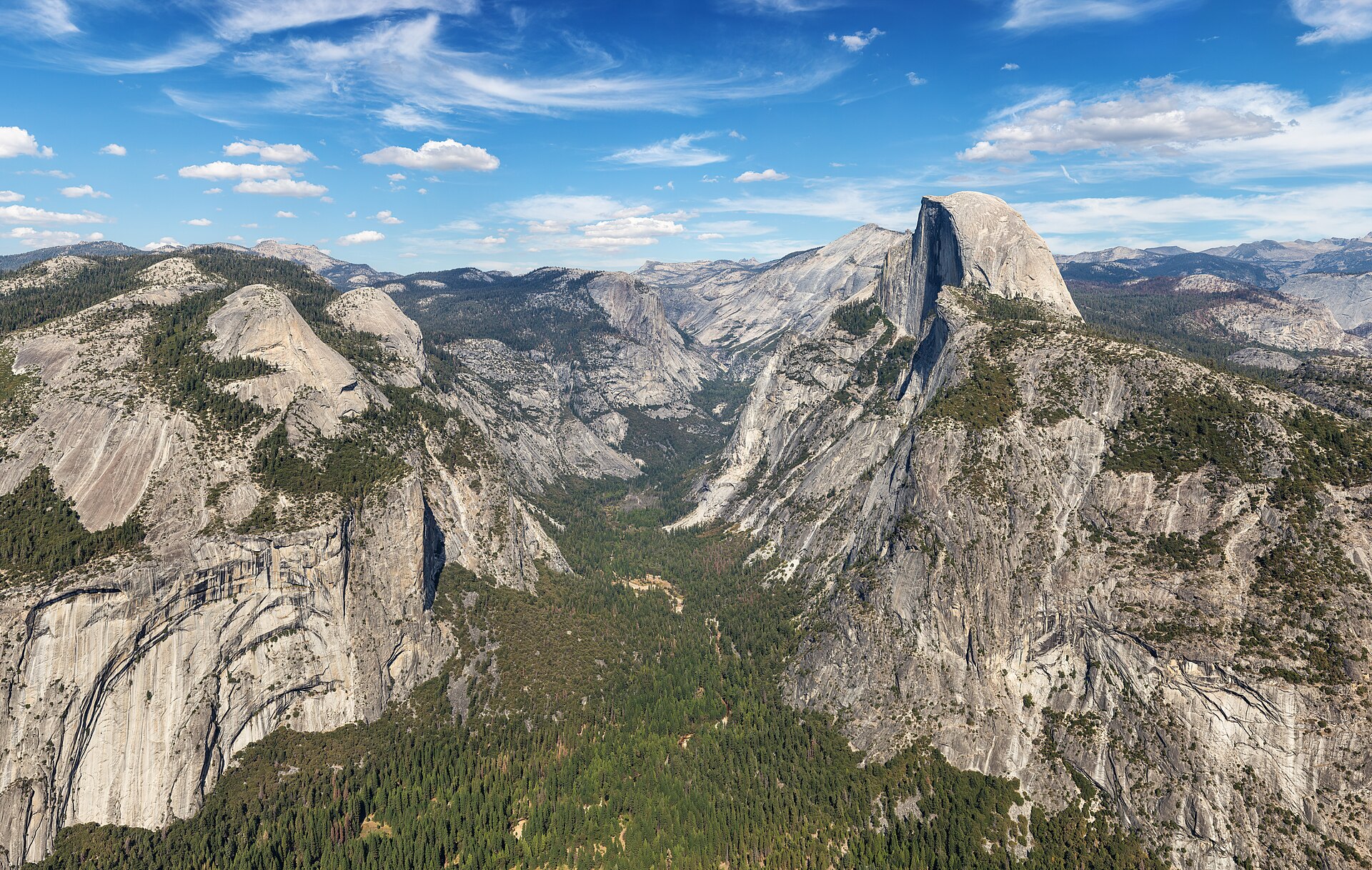 Yosemite Valley and Half Dome